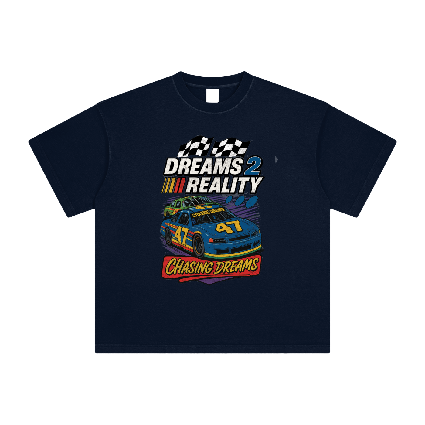 "Chasing Dreams" Heavyweight Vintage Washed T Shirt