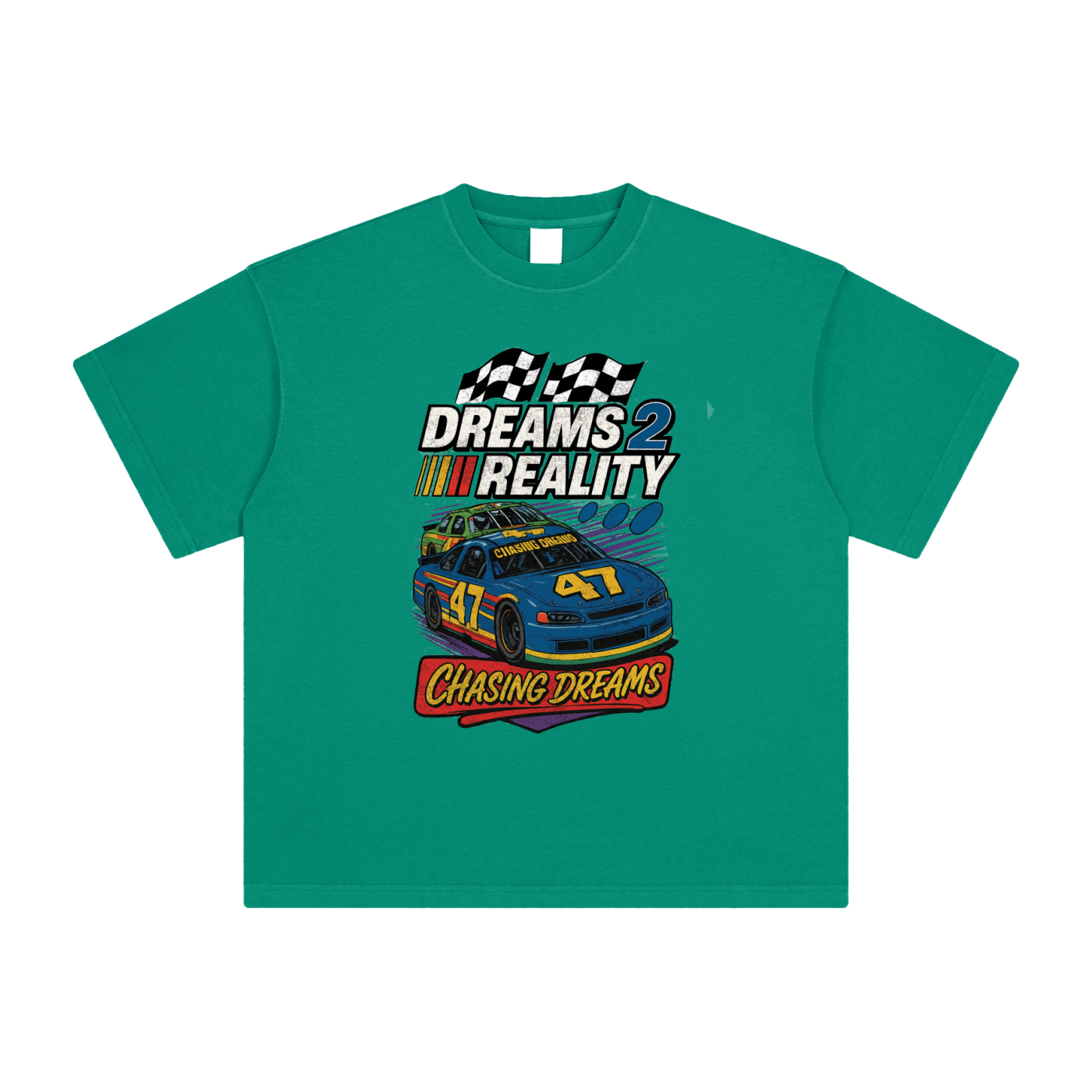 "Chasing Dreams" Heavyweight Vintage Washed T Shirt