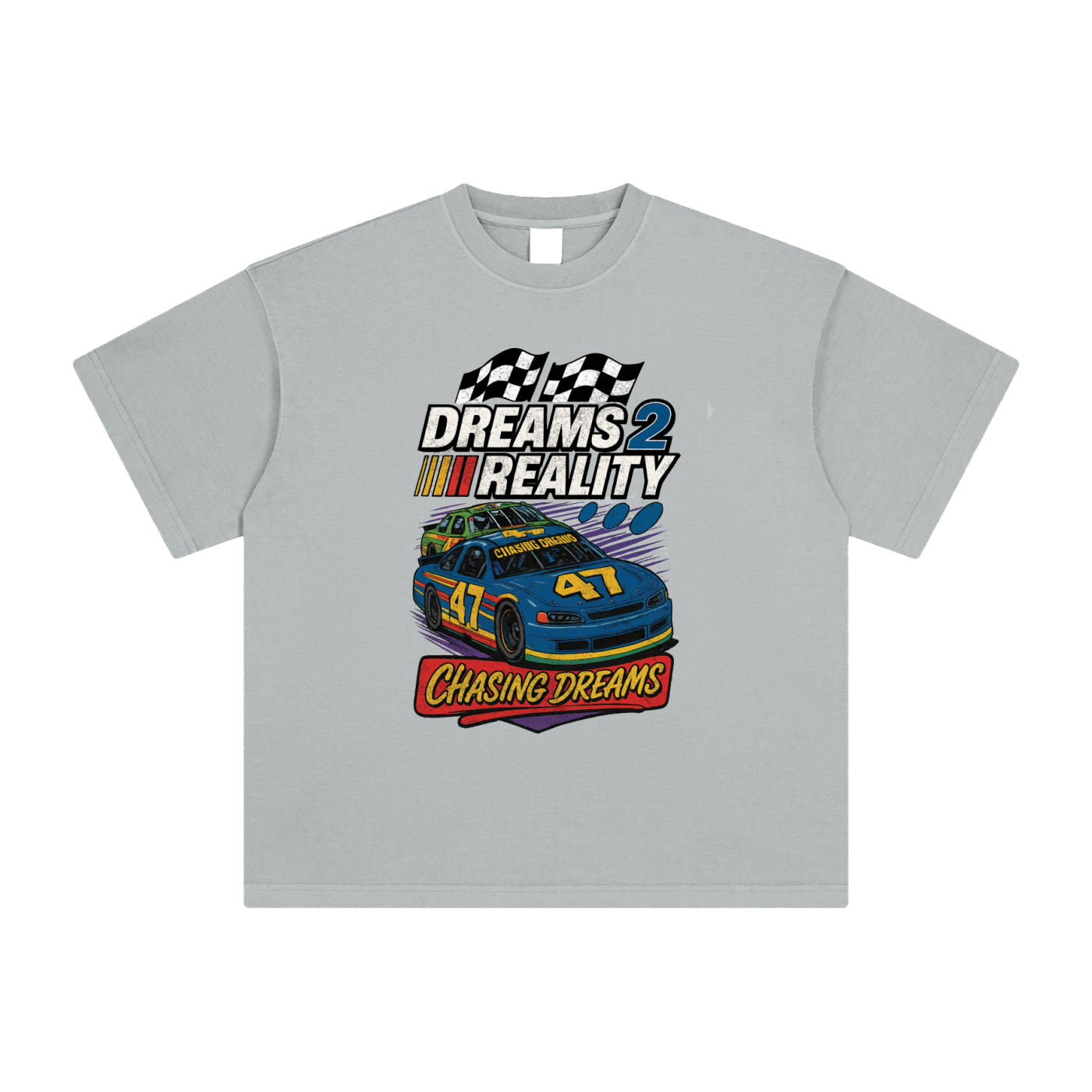 "Chasing Dreams" Heavyweight Vintage Washed T Shirt
