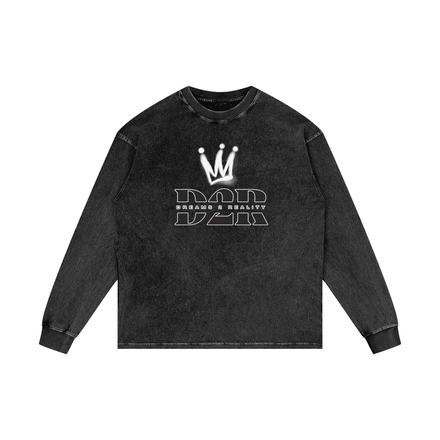 Dreams 2 Reality Acid Wash Oversize Long Sleeve T-Shirt