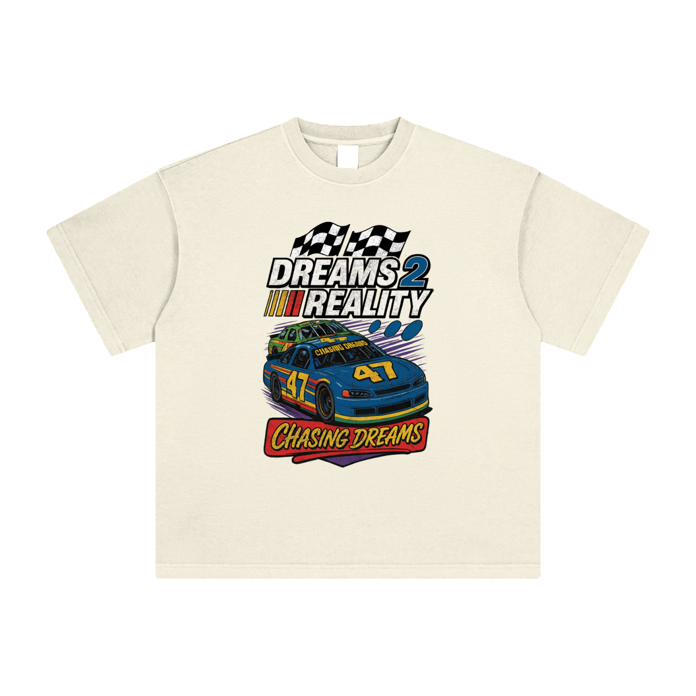 "Chasing Dreams" Heavyweight Vintage Washed T Shirt