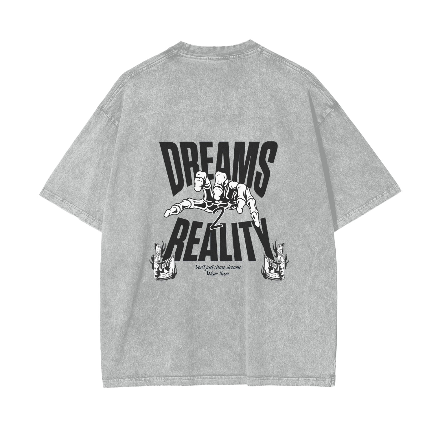 Reality Grabber Tee Dreams 2 Reality Oversized Snow Washed T-Shirt