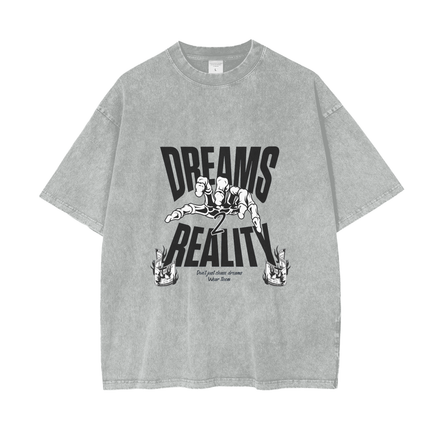 Reality Grabber Tee Dreams 2 Reality Oversized Snow Washed T-Shirt