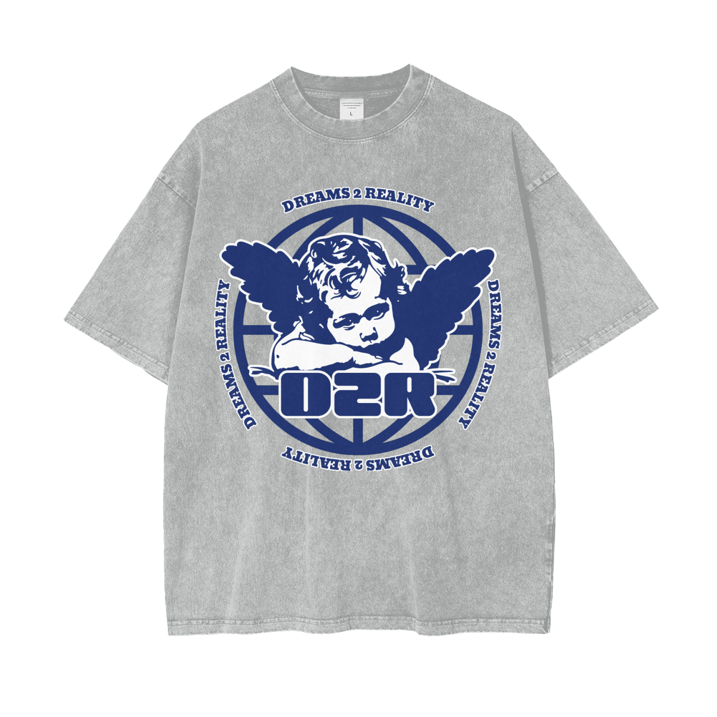 World is Yours D2R Oversize Snow Washed T-Shirt